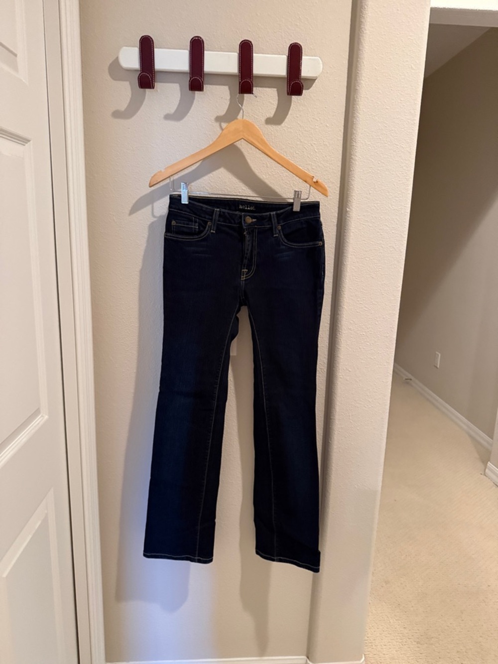 Women's Dark Blue Boot-Cut Jeans